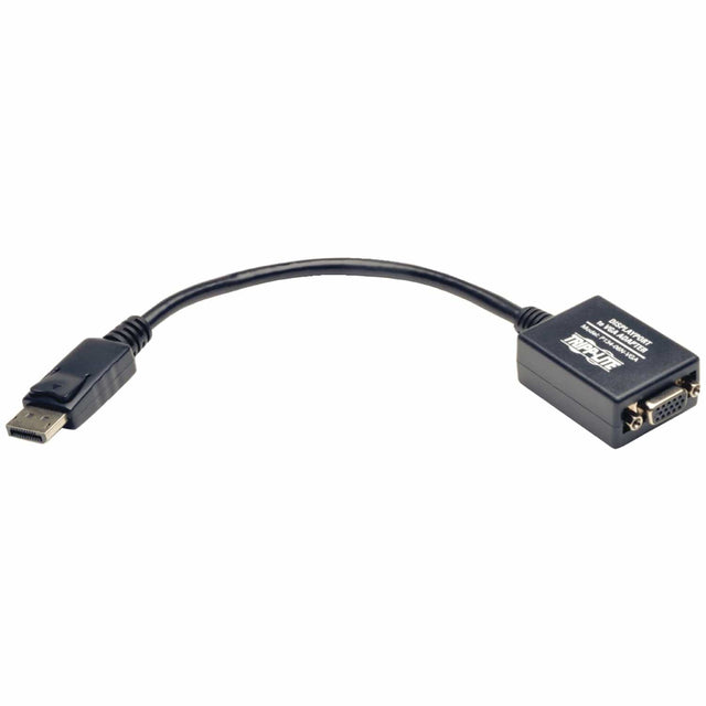 Tripp Lite by Eaton 1080p/1200 DisplayPort Male to VGA Female Active Cable Adapter, 6 In., Black, P134-06N-VGA