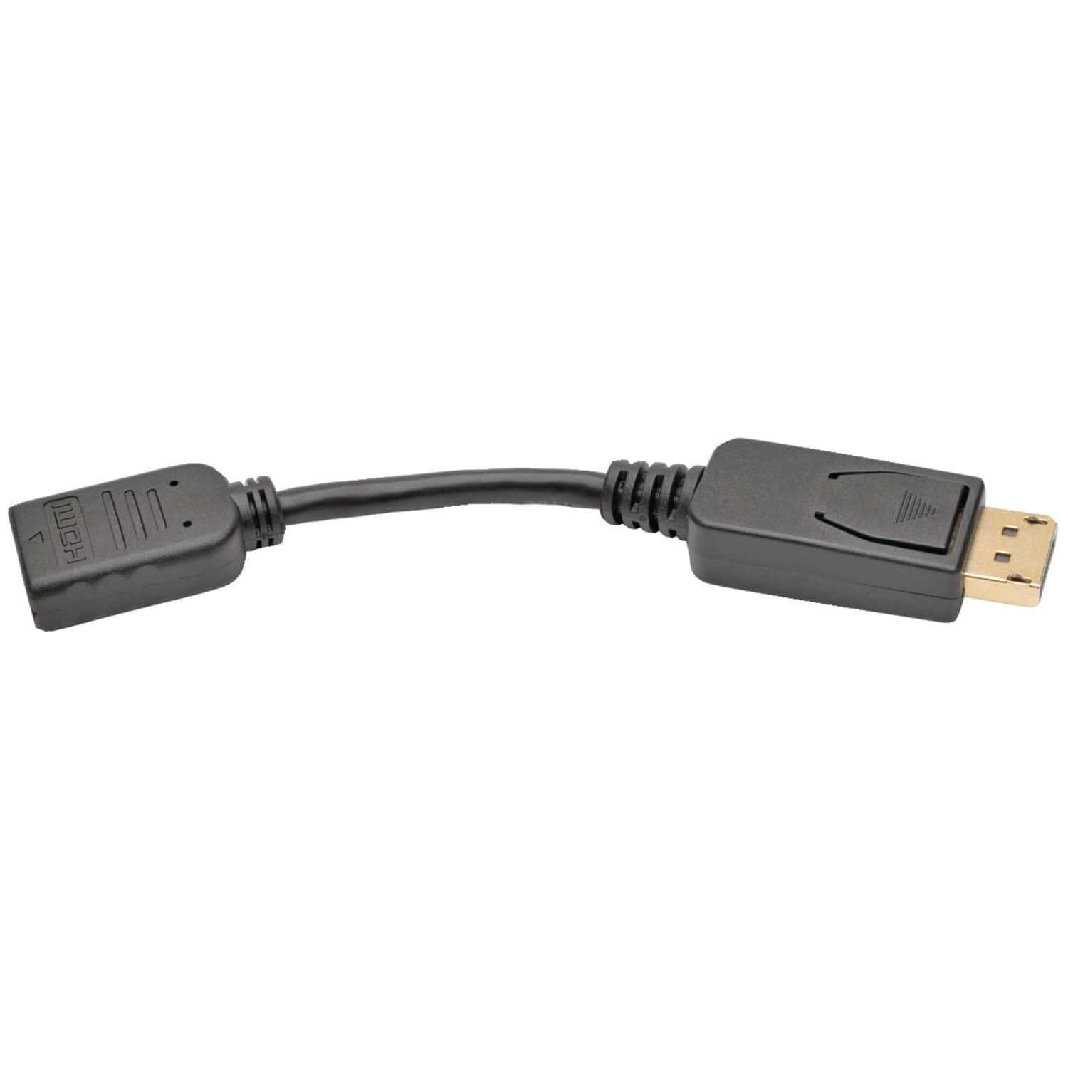 Tripp Lite by Eaton 1080p DisplayPort Male to HDMI Female Video Adapter/Converter Cable, Black, 6 In., P136-000