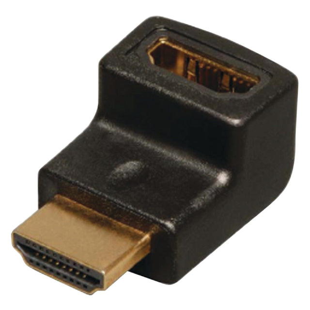 Tripp Lite by Eaton 4K at 60 Hz HDMI Male/Female Right-Angle Up Adapter/Coupler, Black, P142-000-UP