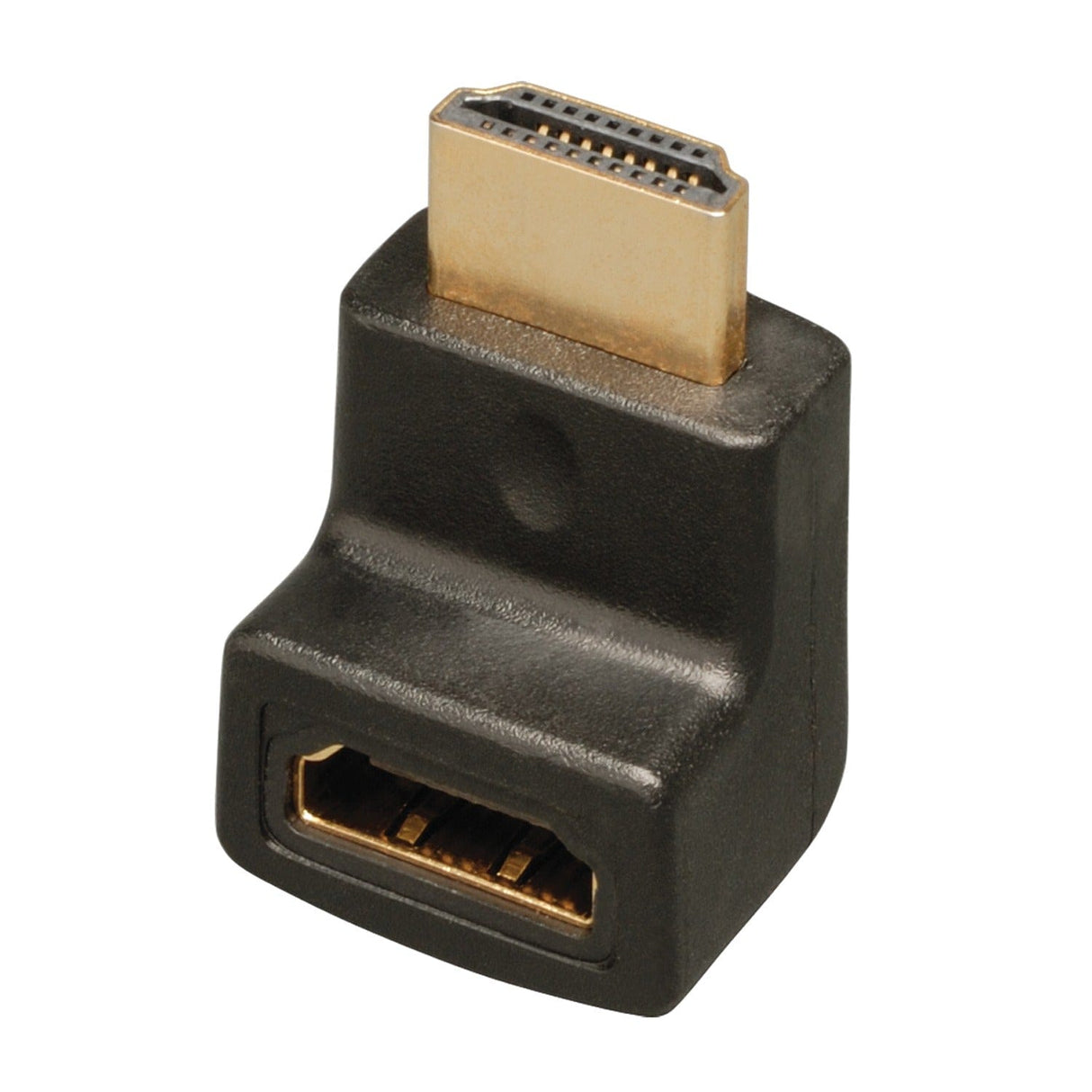 Tripp Lite by Eaton 4K at 60 Hz HDMI Male/Female Right-Angle Up Adapter/Coupler, Black, P142-000-UP