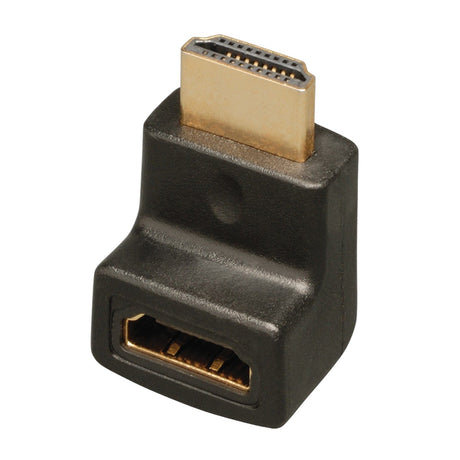 Tripp Lite by Eaton 4K at 60 Hz HDMI Male/Female Right-Angle Up Adapter/Coupler, Black, P142-000-UP
