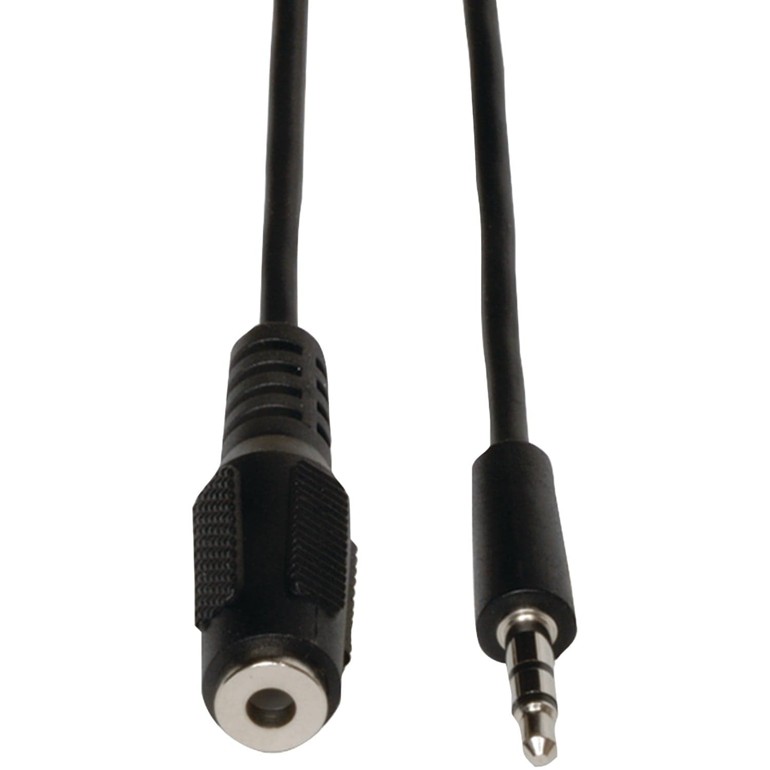 Tripp Lite by Eaton 3.5-mm Male/Female Stereo Audio Extension Cable for Speakers and Headphones, Black, 6 Ft.