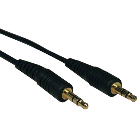 Tripp Lite by Eaton 3.5-mm Male/Male Stereo Cable for Microphones, Speakers, and Headphones, Black, 25 Ft.