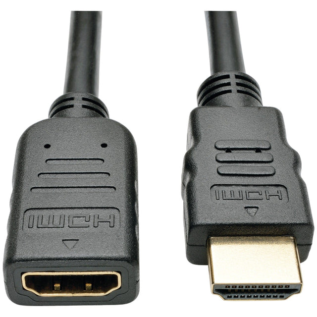 Tripp Lite by Eaton 4K at 30 Hz HDMI Male/Female High-Speed Extension Cable with Ethernet, 6 Ft., Black, P569-006-MF