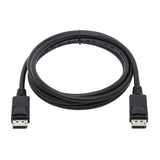 Tripp Lite by Eaton 4K at 60 Hz DisplayPort 1.2 Male/Male Cable with Latches, Black, 10 Ft.