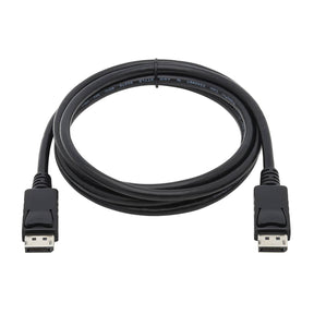 Tripp Lite by Eaton 4K at 60 Hz DisplayPort 1.2 Male/Male Cable with Latches, Black, 10 Ft.