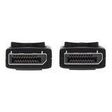 Tripp Lite by Eaton 4K at 60 Hz DisplayPort 1.2 Male/Male Cable with Latches, Black, 10 Ft.