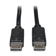 Tripp Lite by Eaton 4K at 60 Hz DisplayPort 1.2 Male/Male Cable with Latches, Black, 15 Ft.