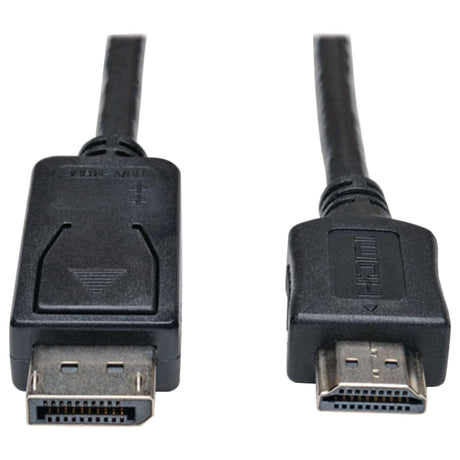 Tripp Lite by Eaton 1080p DisplayPort Male to HDMI Male Adapter Cable, Black, 3 Ft.