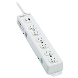Tripp Lite by Eaton 6-AC Outlet and 2-USB Port Safe-IT UL 1363 Medical-Grade Power Strip, 2-Ft. Cord with Straight Plug, PS-602-HGUSB