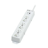 Tripp Lite by Eaton 6-AC Outlet and 2-USB Port Safe-IT UL 1363 Medical-Grade Power Strip, 2-Ft. Cord with Straight Plug, PS-602-HGUSB