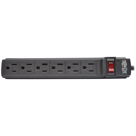 Tripp Lite by Eaton Power It! Power Strip, 6 Outlets, 6-Ft. Cord, Black, PS66B