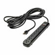 Tripp Lite by Eaton Power It! Power Strip, 7 Outlets, 25-Ft. Cord, Black, PS725B
