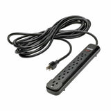 Tripp Lite by Eaton Power It! Power Strip, 7 Outlets, 25-Ft. Cord, Black, PS725B