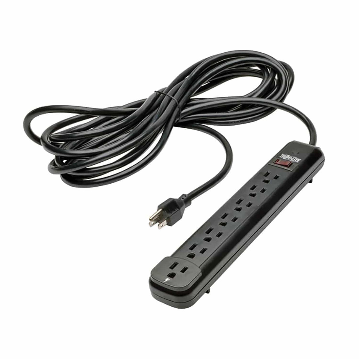 Tripp Lite by Eaton Power It! Power Strip, 7 Outlets, 25-Ft. Cord, Black, PS725B