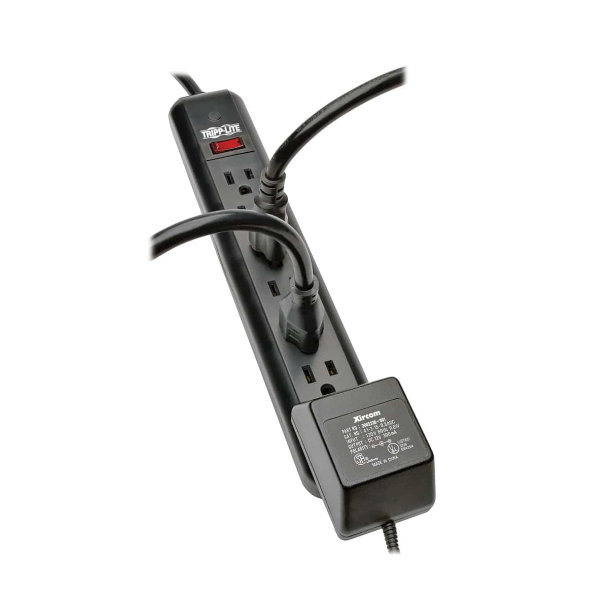 Tripp Lite by Eaton Power It! Power Strip, 7 Outlets, 25-Ft. Cord, Black, PS725B