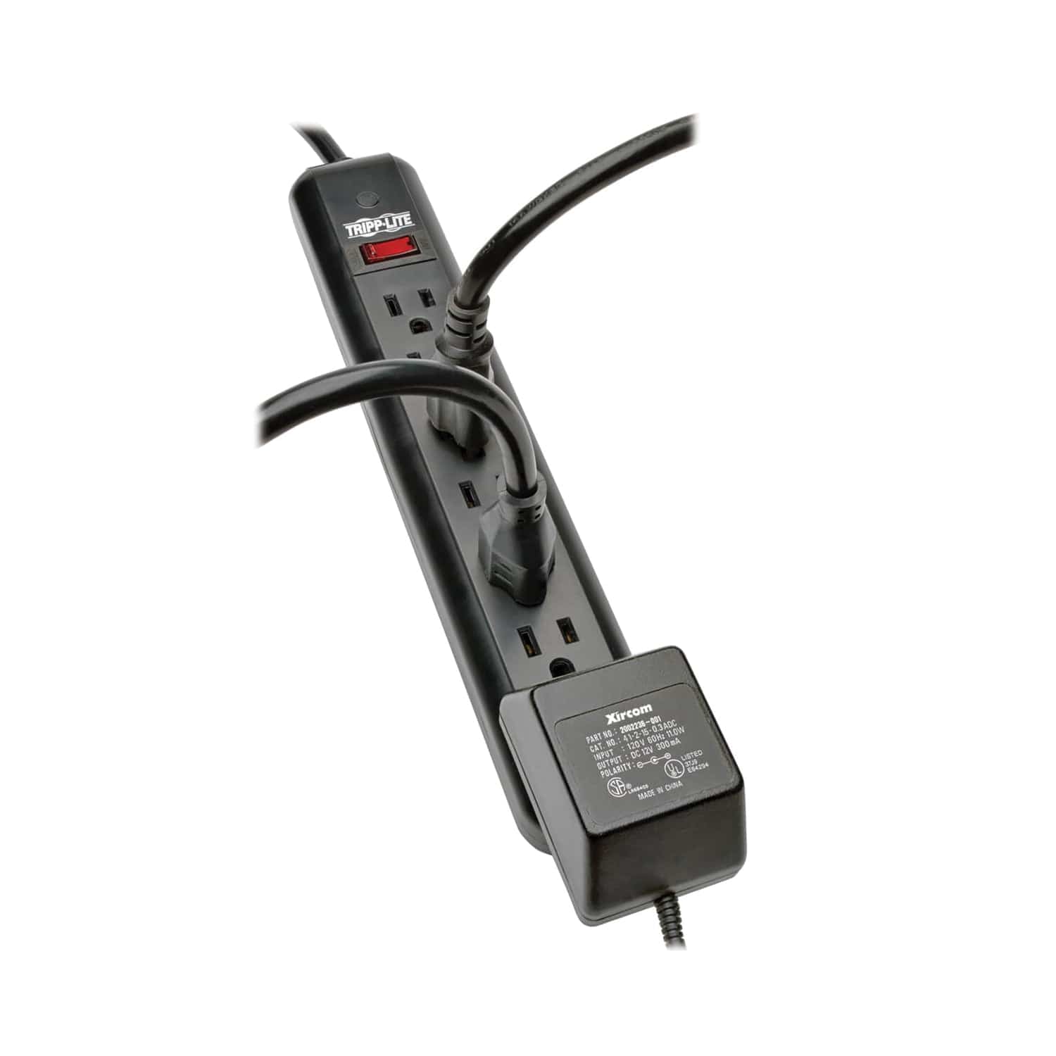Tripp Lite by Eaton Power It! Power Strip, 7 Outlets, 25-Ft. Cord, Black, PS725B
