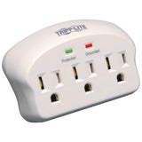 Tripp Lite by Eaton 3-AC Outlet 660-Joules Protect It! Surge Protector Wall Tap, SK3-0