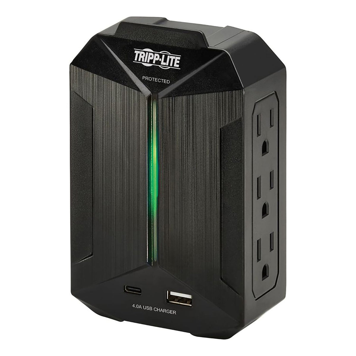 Tripp Lite by Eaton  6-AC Outlet and 2-USB Port 490-Joules Protect It! Surge Protector Wall Tap, SK62USBC
