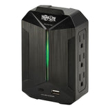 Tripp Lite by Eaton  6-AC Outlet and 2-USB Port 490-Joules Protect It! Surge Protector Wall Tap, SK62USBC