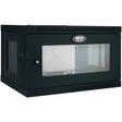 Tripp Lite by Eaton SmartRack 6U Low-Profile Switch-Depth Wall-Mount Mini Rack Enclosure Cabinet with Clear Acrylic Window, SRW6UG