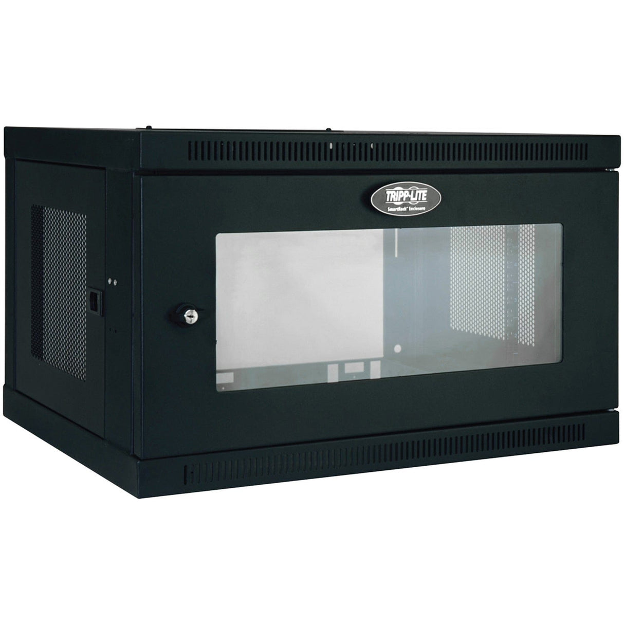 Tripp Lite by Eaton SmartRack 6U Low-Profile Switch-Depth Wall-Mount Mini Rack Enclosure Cabinet with Clear Acrylic Window, SRW6UG