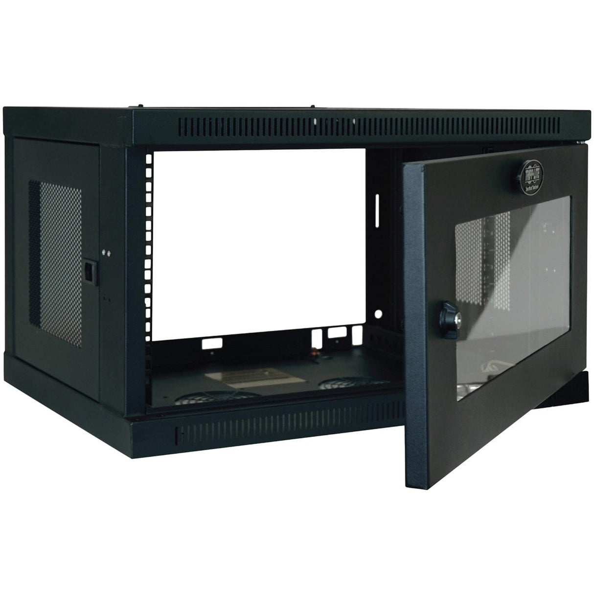 Tripp Lite by Eaton SmartRack 6U Low-Profile Switch-Depth Wall-Mount Mini Rack Enclosure Cabinet with Clear Acrylic Window, SRW6UG