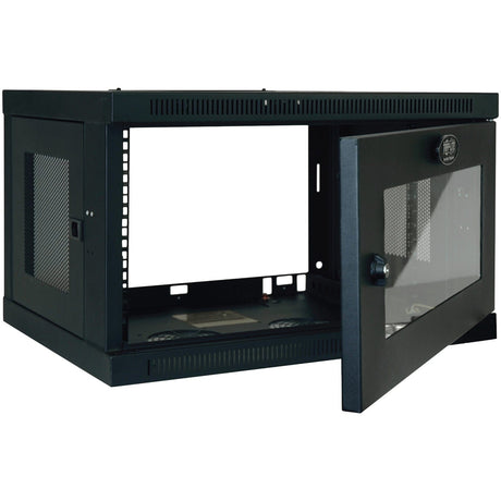 Tripp Lite by Eaton SmartRack 6U Low-Profile Switch-Depth Wall-Mount Mini Rack Enclosure Cabinet with Clear Acrylic Window, SRW6UG