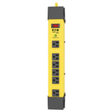 Tripp Lite by Eaton 6-AC Outlet 1500-Joules Protect It! Industrial Safety Surge Protector Power Strip with Cord Wrap, 9-Ft. Cord, TLM609SA