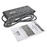 Tripp Lite by Eaton 10-AC Outlet 2880-Joules Protect It! Surge Protector Power Strip with Sliding Covers, 6-Ft. Cord, TLP1006B
