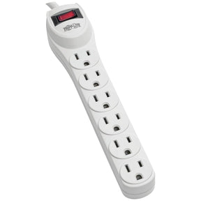 Tripp Lite by Eaton 6-AC Outlet 180-Joules Protect It! Home Computer Surge Protector Power Strip, 2-Ft. Cord with Straight Plug, TLP602