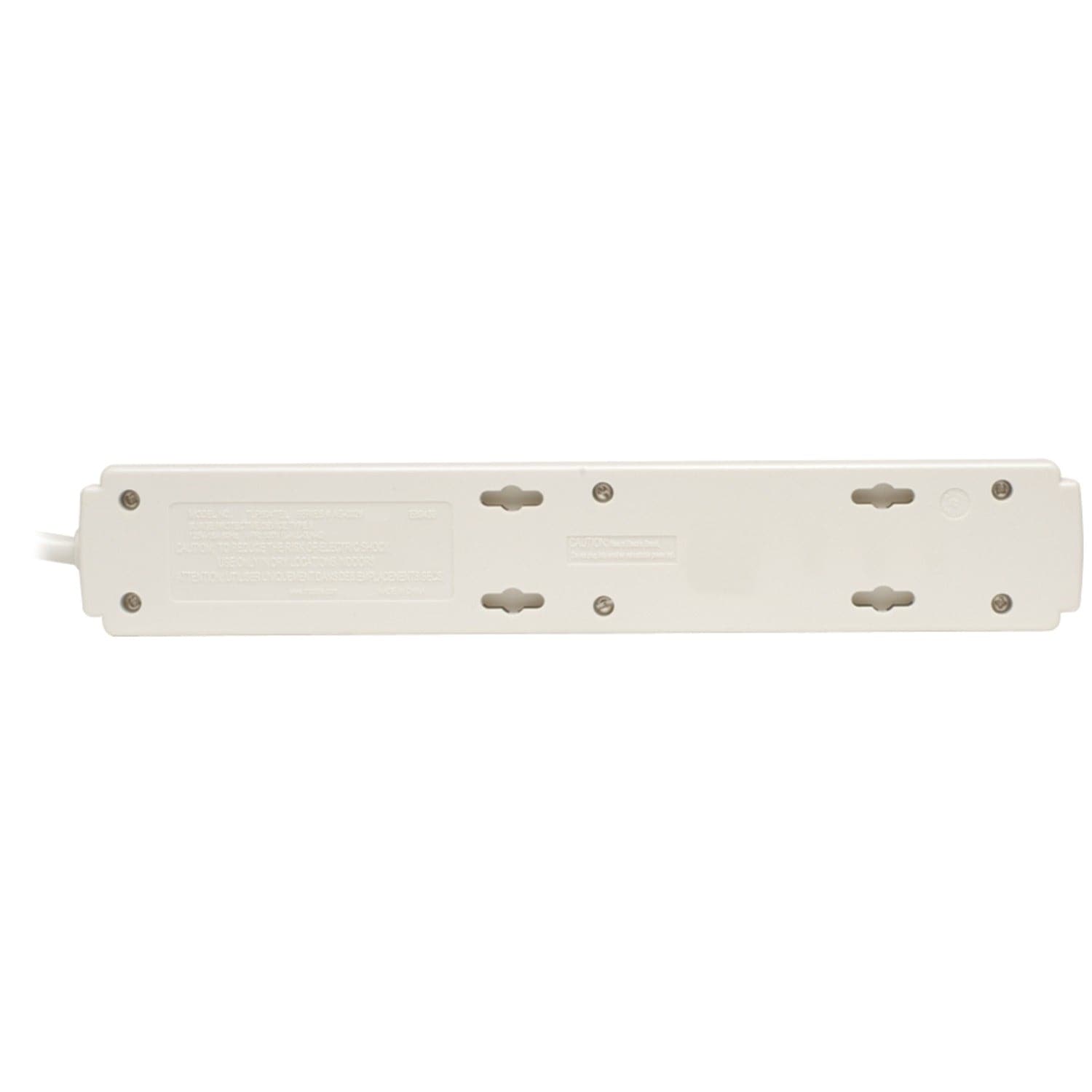 Tripp Lite by Eaton 6-AC Outlet and Telco 790-Joules Protect It! Surge Protector Power Strip, 4-Ft. Cord with Straight Plug, TLP604TEL