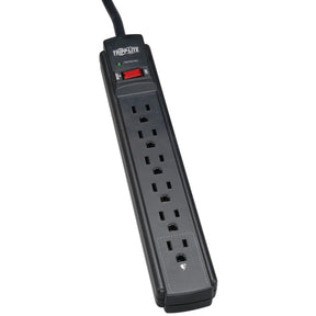Tripp Lite by Eaton 6-AC Outlet 790-Joules Protect It! Surge Protector Power Strip, 6-Ft. Cord with Straight Plug, TLP606B