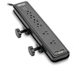 Tripp Lite by Eaton 6-AC Outlet and 2-USB Port 2100-Joules Protect It! Surge Protector Power Strip with Clamps, 6-Ft. Cord, TLP606DMUSB