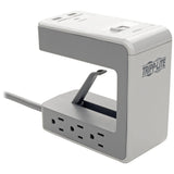 Tripp Lite by Eaton 6-AC Outlet and 3-USB Port 1080-Joules Protect It! Surge Protector Desk Clamp, 8-Ft. Pivoting Cord, TLP648USBC