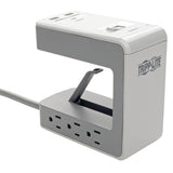 Tripp Lite by Eaton 6-AC Outlet and 3-USB Port 1080-Joules Protect It! Surge Protector Desk Clamp, 8-Ft. Pivoting Cord, TLP648USBC
