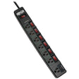 Tripp Lite by Eaton 7-AC Outlet 1080-Joules ECO-Surge Energy-Saving Surge Protector Power Strip, 6-Ft. Cord with Straight Plug, Black