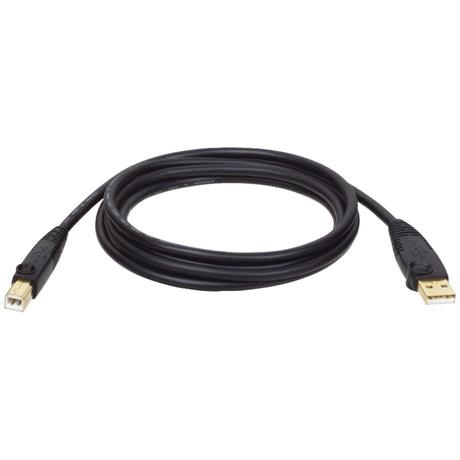 Tripp Lite by Eaton USB 2.0 Peripheral Cable, A Male/B-Male Gold-Plated Connectors, Black, 10 Ft.