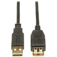 Tripp Lite by Eaton USB 2.0 Extension Cable, USB-A Male/Female, Black, 6 Ft.