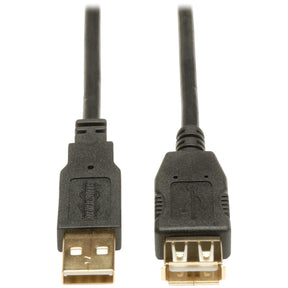Tripp Lite by Eaton USB 2.0 Extension Cable, USB-A Male/Female, Black, 10 Ft.