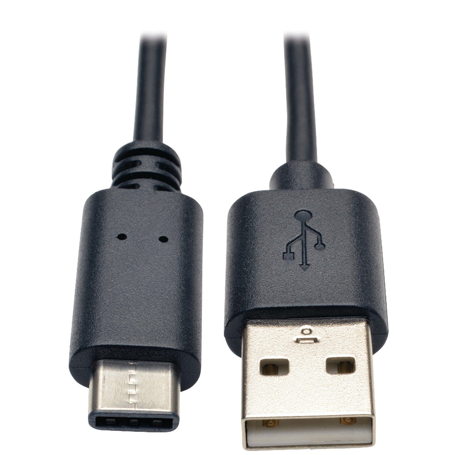 Tripp Lite by Eaton USB 2.0 Cable, USB-C Male/USB-A Male, Black, 3 Ft.
