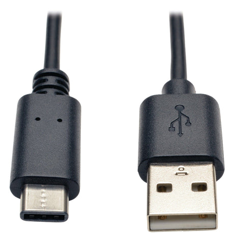 Tripp Lite by Eaton USB 2.0 Cable, USB-C Male/USB-A Male, Black, 6 Ft.