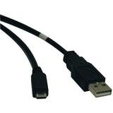 Tripp Lite by Eaton USB 2.0 Cable, A Male/Micro-B Male, Black, 10 Ft.