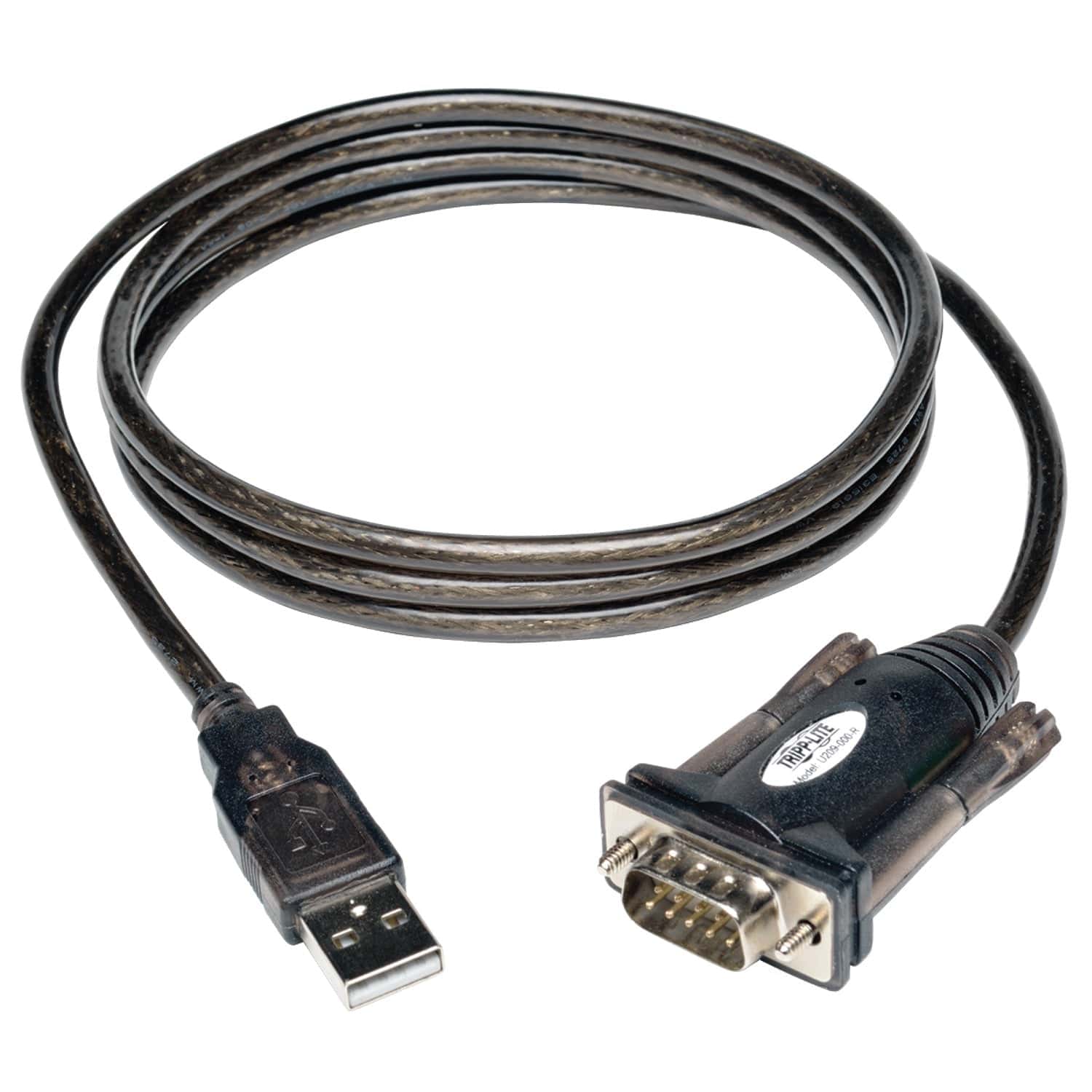 Tripp Lite by Eaton USB A-Male to RS-232 DB9-Male Serial Adapter Cable, 5 Ft.
