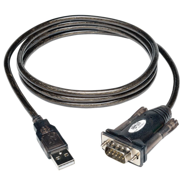 Tripp Lite by Eaton USB A-Male to RS-232 DB9-Male Serial Adapter Cable, 5 Ft.