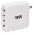 Tripp Lite by Eaton 4-Port 100-Watt PD Compact USB Wall Charger, GaN Technology, White