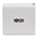 Tripp Lite by Eaton 4-Port 100-Watt PD Compact USB Wall Charger, GaN Technology, White