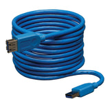 Tripp Lite by Eaton SuperSpeed USB 3.0 Extension Cable, A Male/Female, 10 Ft., Blue, U324-010