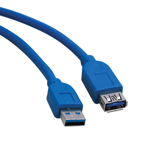 Tripp Lite by Eaton SuperSpeed USB 3.0 Extension Cable, A Male/Female, 10 Ft., Blue, U324-010