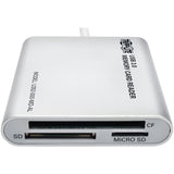 Tripp Lite by Eaton SuperSpeed USB 3.0 Multi-Drive Memory Card Reader/Writer, Aluminum Case, U352-000-MD-AL